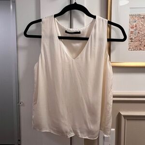Quince Cream Sleeveless Tank